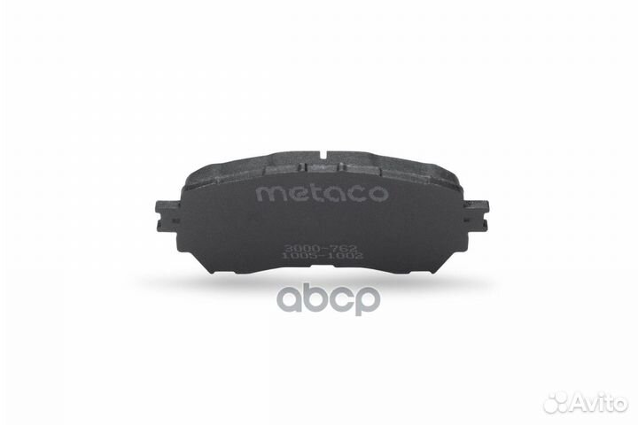 Колодки тормозные передние к-кт '3000-762 metaco