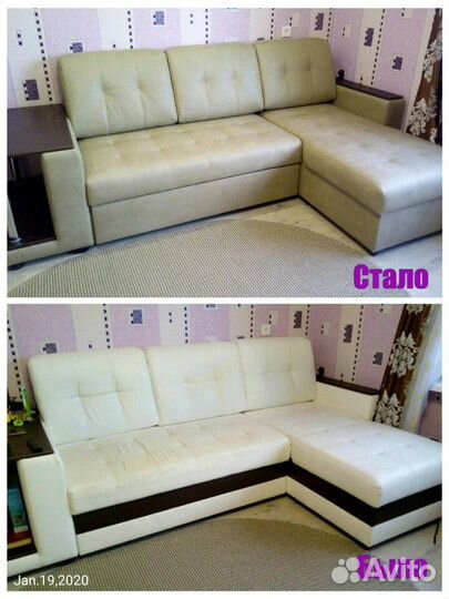 Перетяжка мягкой мебели