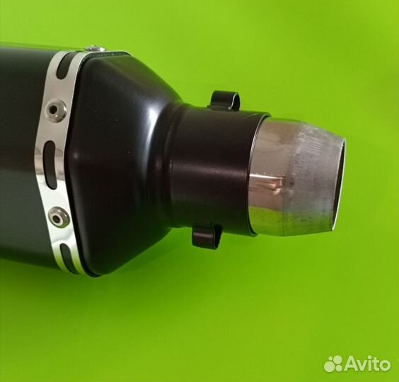 Глушитель Akrapovic прямоток на мотоцикл, питбайк