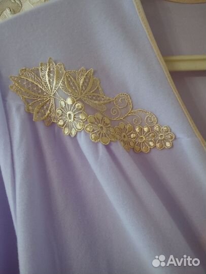 Халат женский новый с запахом, полиамид