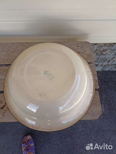 Эмалированный таз новый