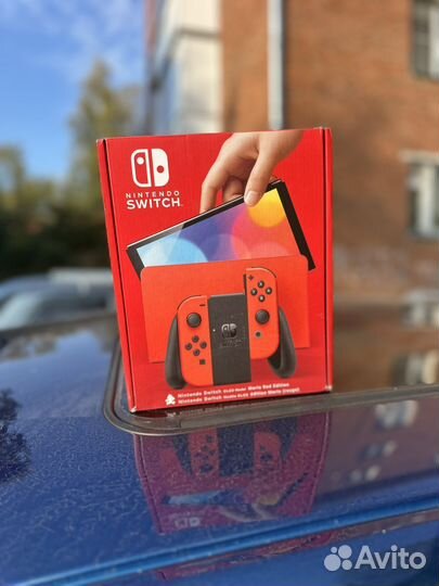 Nintendo Switch oled Mario Red Edition, 64гб