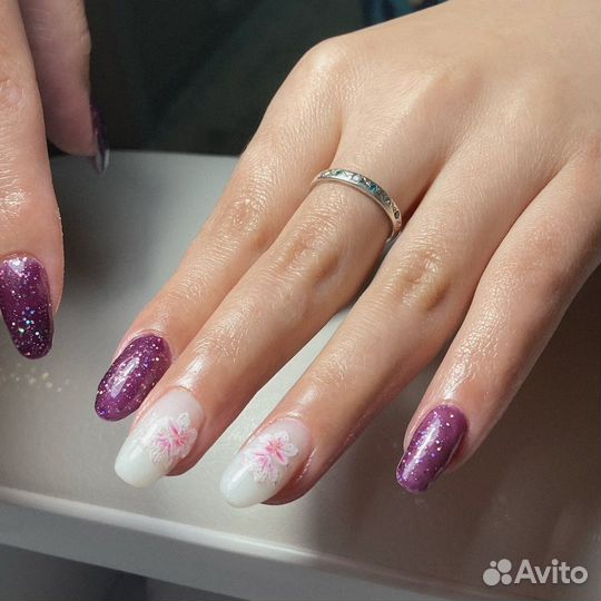 Наращивание ногтей модели