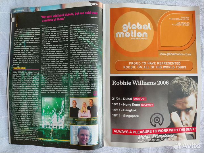 Журнал IQ №3 2006 Robbie Williams 24 страницы