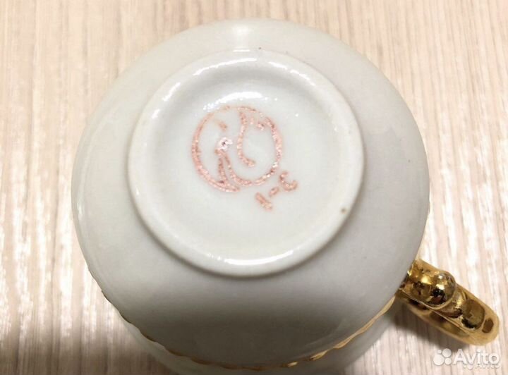 Кофейный сервиз,набор тарелок с блюдом чашка 0,5 л