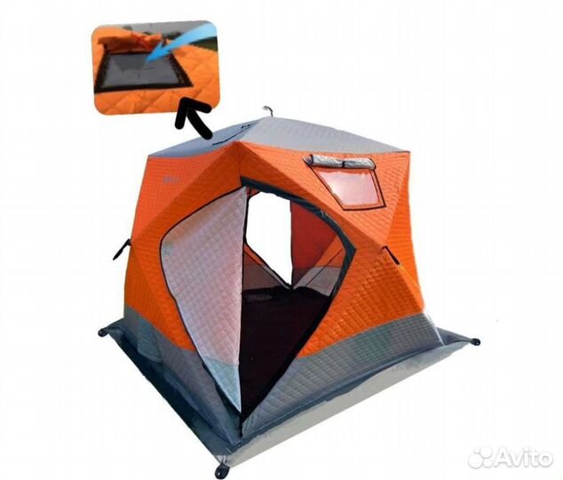 Трехслойная зимняя палатка куб Mircamping 2017