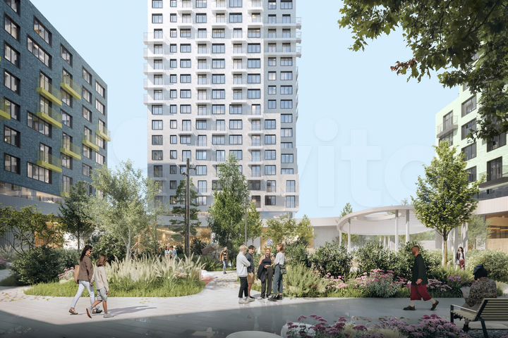 2-к. квартира, 67,3 м², 2/24 эт.