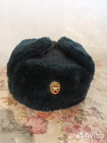 Шапка ушанка мужская военная