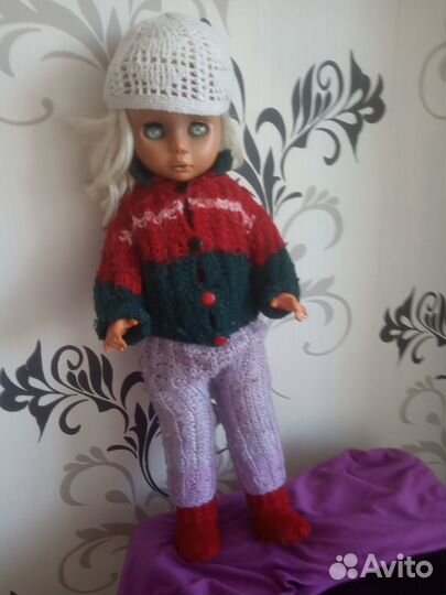 Кукла редкая ГДР Обижулька