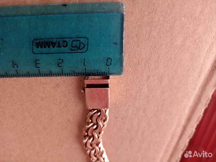 Мужской золотой браслет