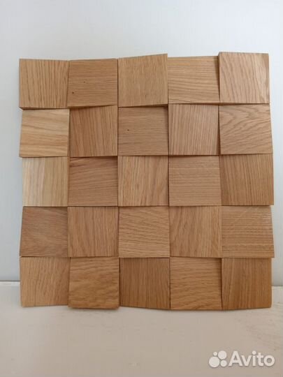 Деревянная мозайка для интерьера