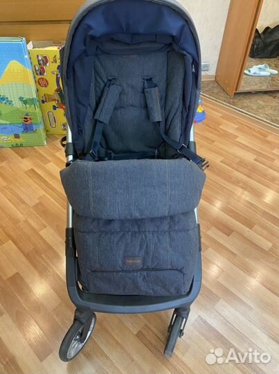 Коляска inglesina aptica 2 в 1 Tailor denim