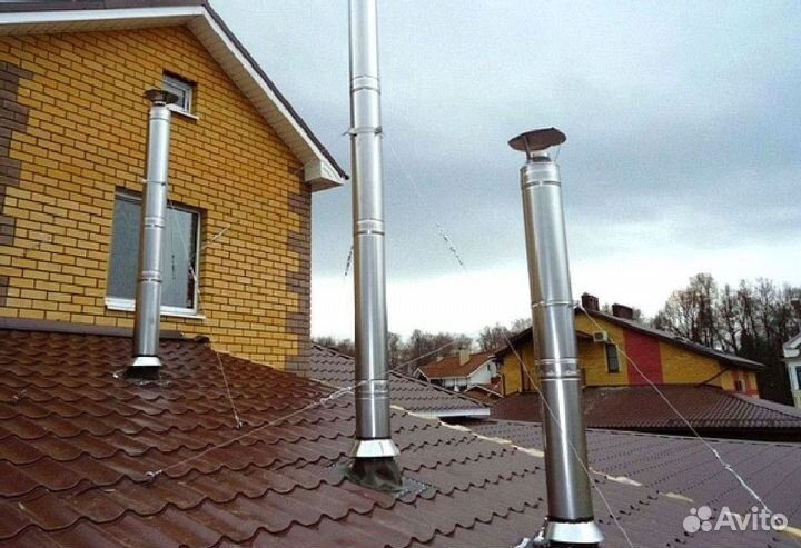 Дымоходы, сэндвич трубы, вентиляция