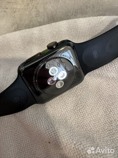 Часы apple watch 1 42mm Black Sapphire