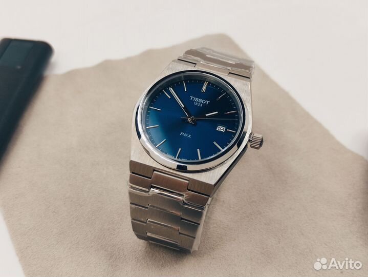 Часы Tissot PRX синий циферблат