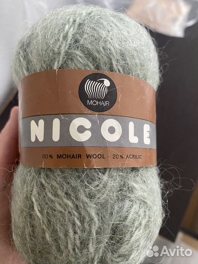 Пряжа Шерсть мохер