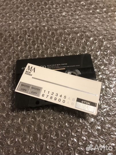 Аудиокассета TDK MA 90 Type IV