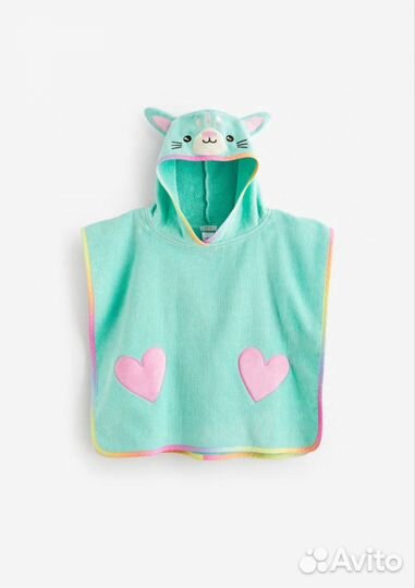 Пончо пляжное next 3-6 лет