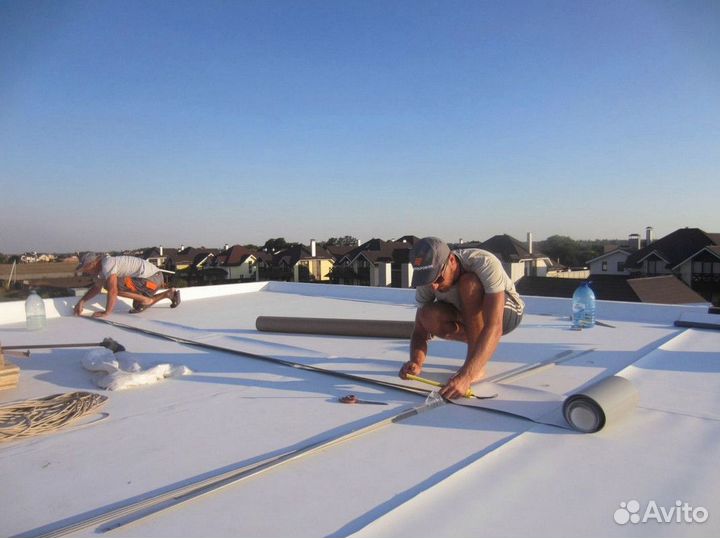 Монтаж пвх кровли