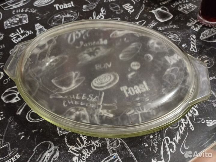 Стеклянная форма для запекания с крышкой