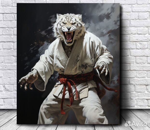 Картина Тигр в кимоно