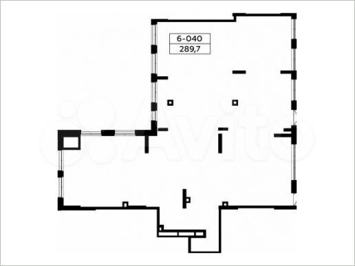 Продается торговое помещение, площадь 289.7 кв.м