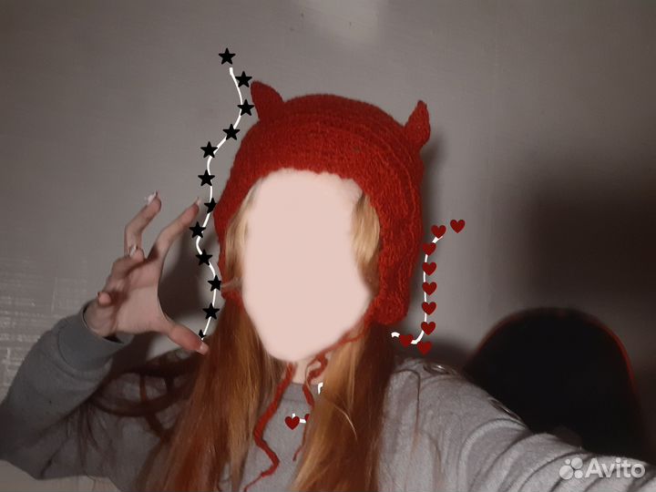 Чепчик с ушками