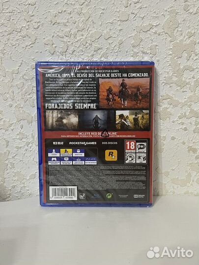 Игра Red Dead Redemption 2 PS4 (новый диск)