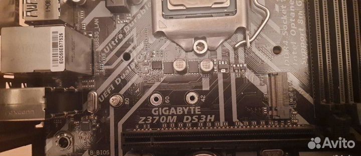 Комплект intel i5 8500 + gigabyte z370 LGA1151 v2
