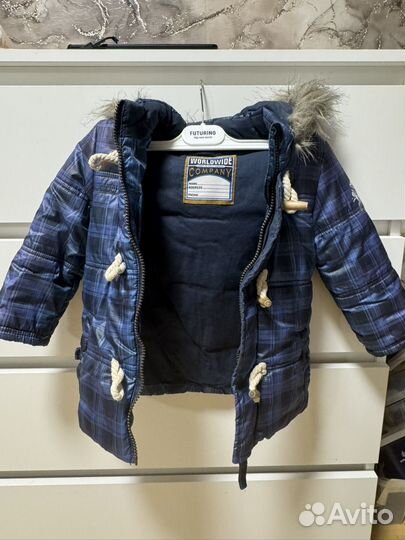 Детская курта демисезонная утепленная