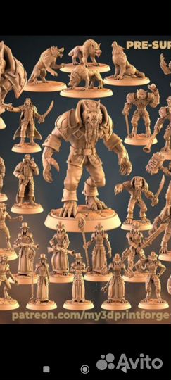 Фигурки орки тролли нежить минотавры warcraft