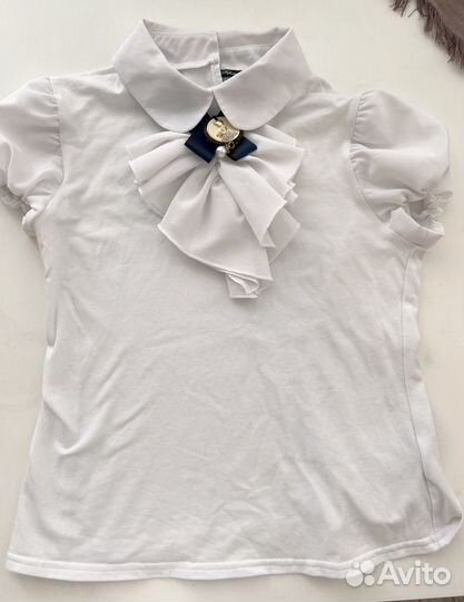 Блузка школьная 122-128