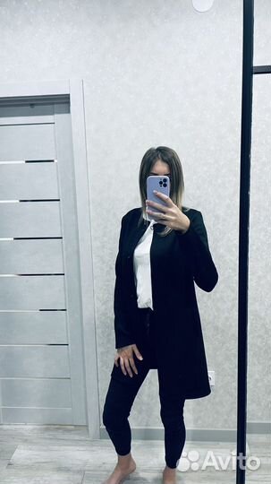 Кардиган/удлененный пиджак/ кофта