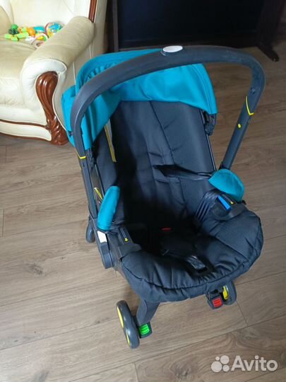 Автолюлька на колесах для новорожденных