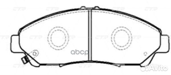 Колодки тормозные перед acura MDX 06/honda pilot