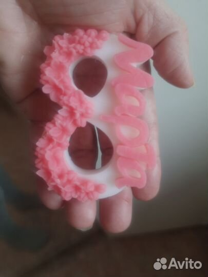 Декоративное мыло пион