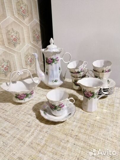 Сервиз кофейный. Коростеньский фарфор