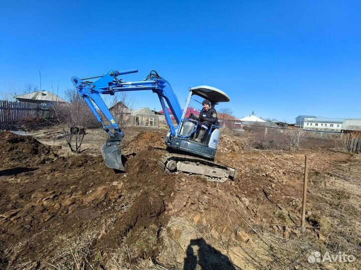 Услуги мини экскаватора манипулятор