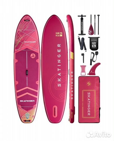 Сапборд Sup board skatinger широкий для йоги