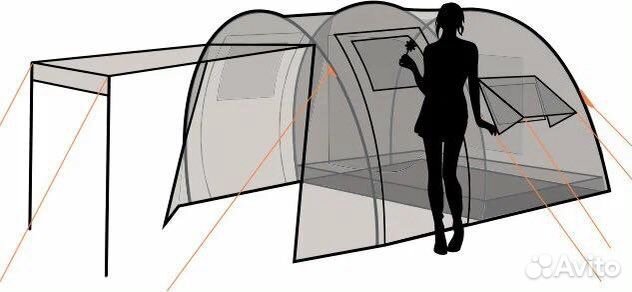 Палатка canadian camper tanga 3 royal