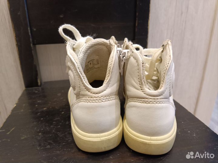 Кросовки кожаные ecco