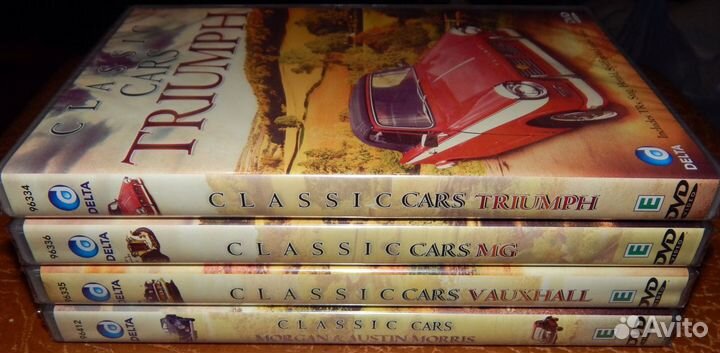 Коллекция DVD: Great British Classic Cars (+обмен)