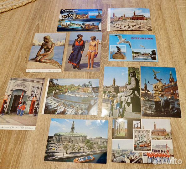 Почтовые карточки открытки СССР Европа города