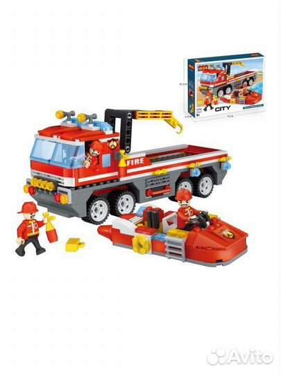 Конструктор пожарная машина новый