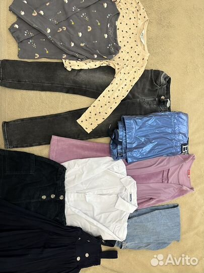 Пакет вещей на девочку 7-8 лет