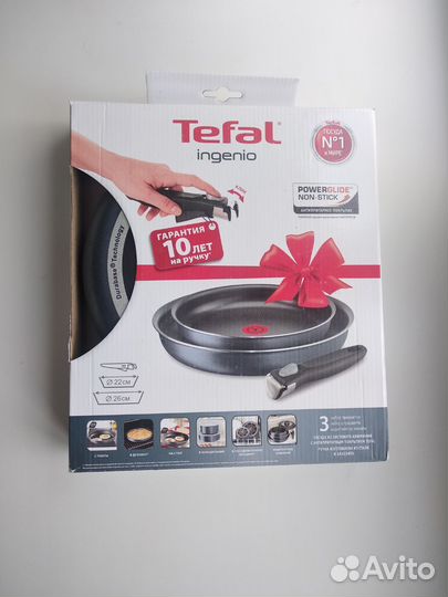 Тефаль Подарочный набор 2 сковороды ручка Tefal