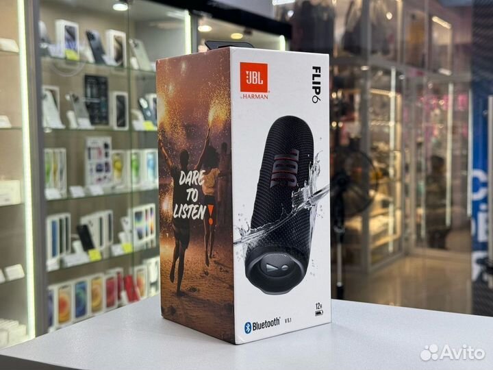 Портативная колонка JBL flip 6 Black