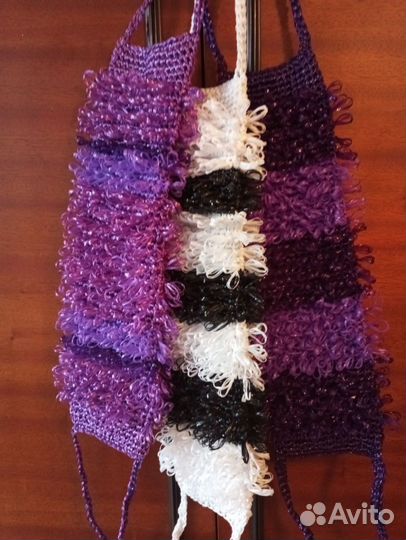 Мочалка ручной работы