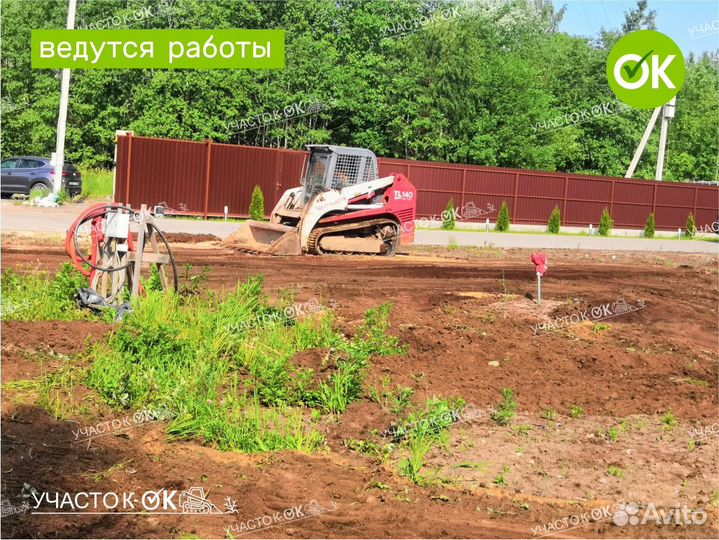 Выравнивание Расчистка Вспашка Газон Дренаж