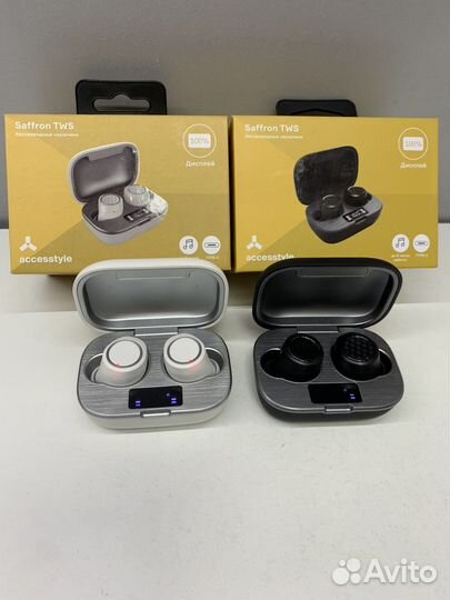 Наушники accesstyle safron TWS с дисплеем